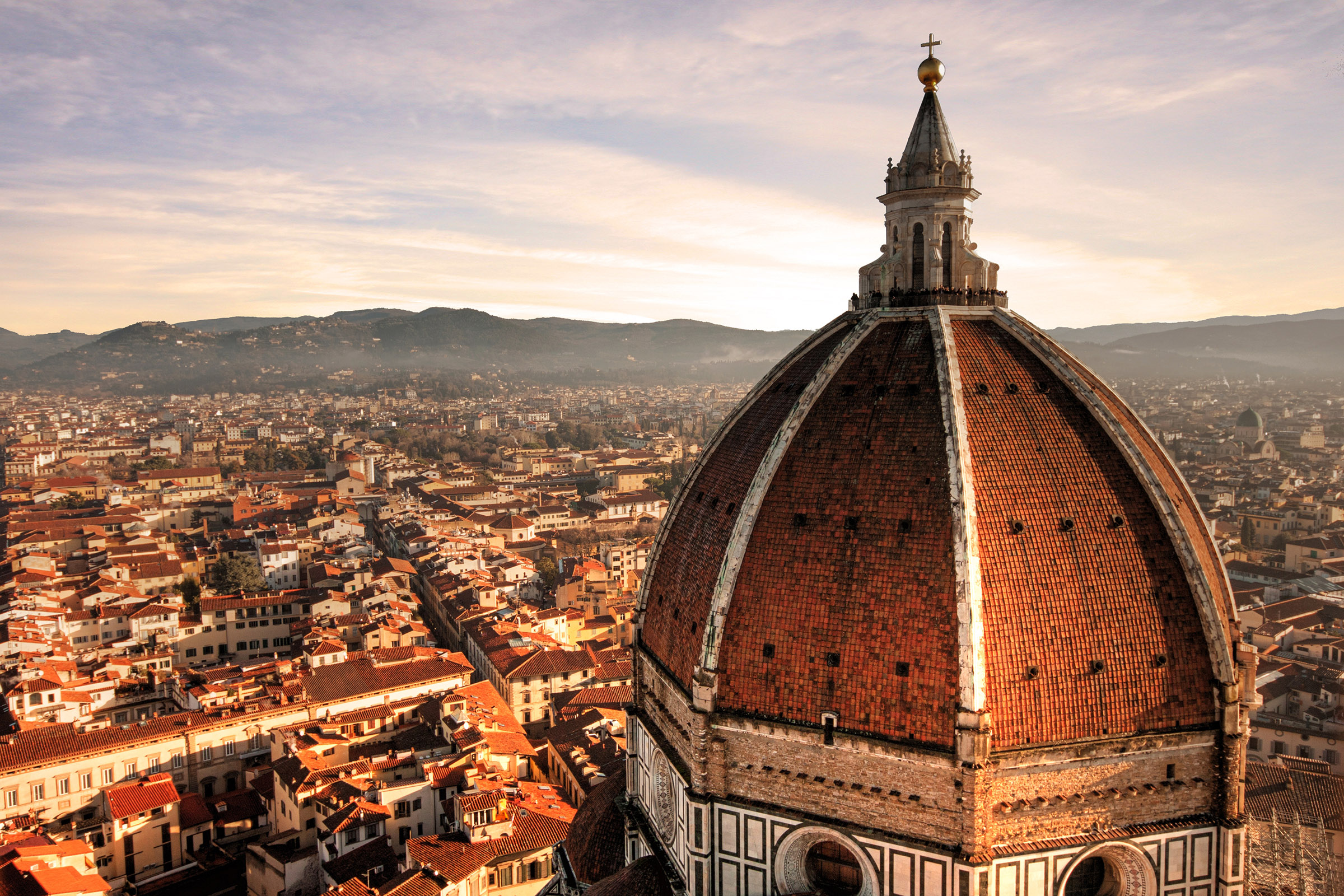 Luchtfoto van Florence