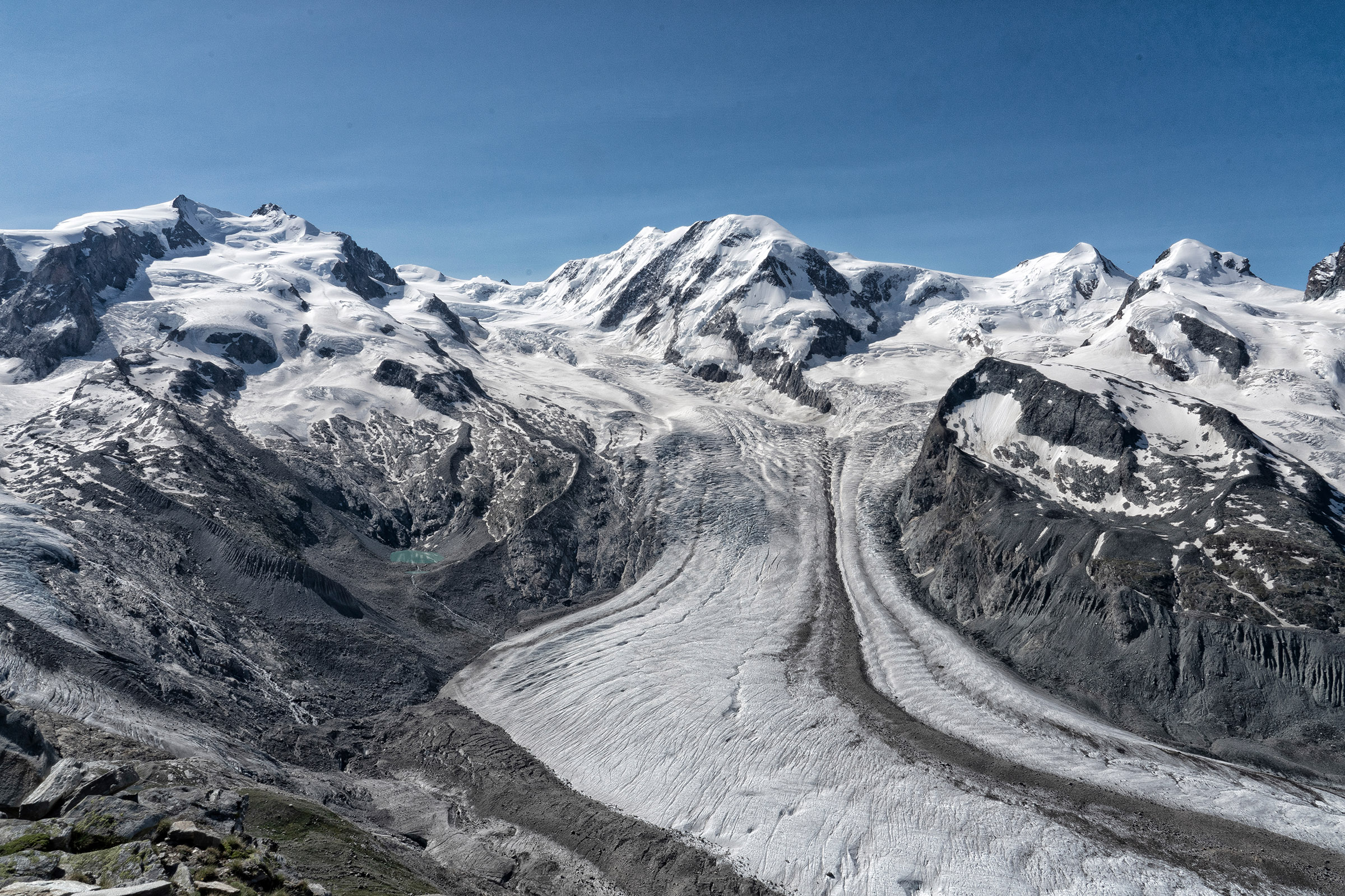 Zwitserse gletsjer